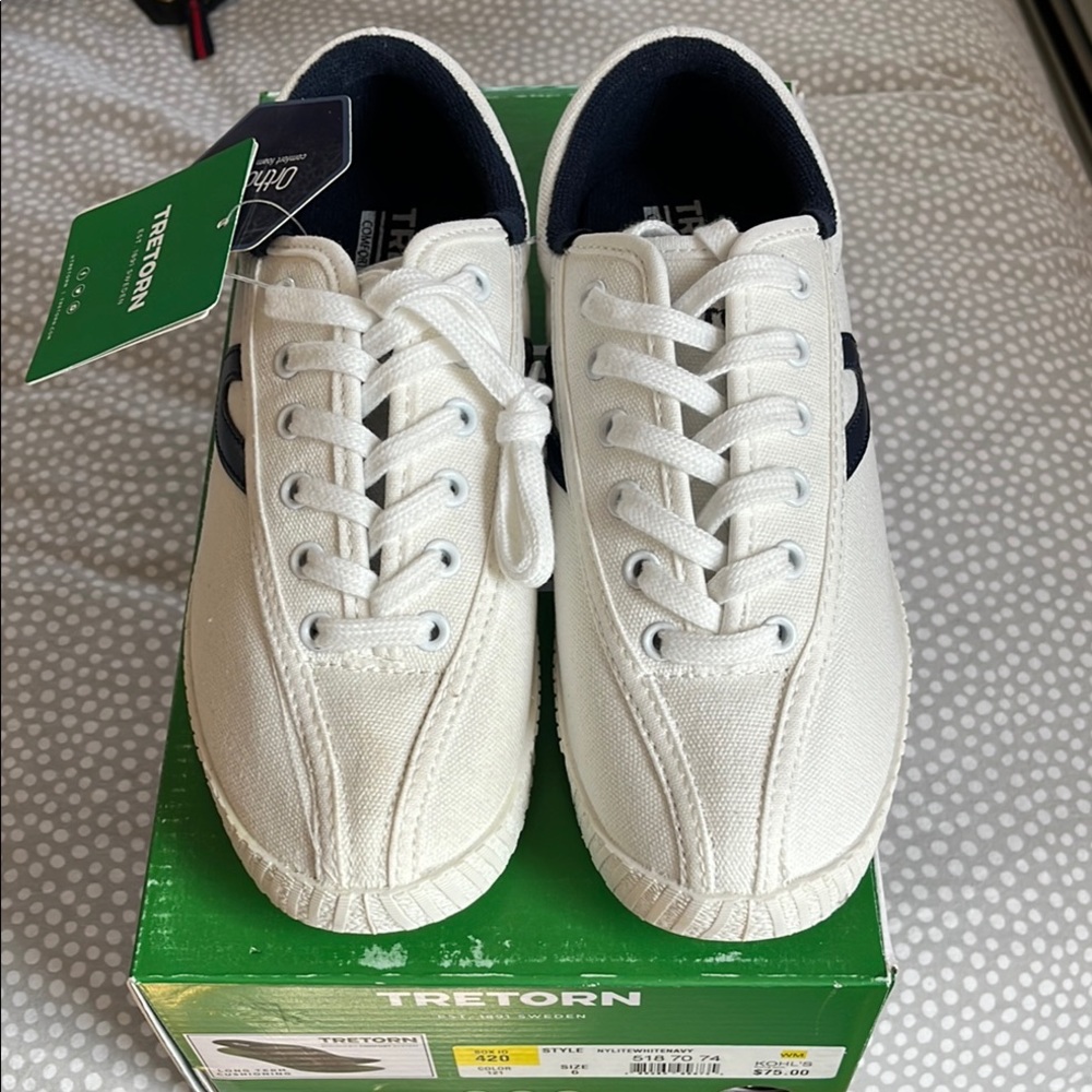 Tretorn Nylite sneaker white/navy